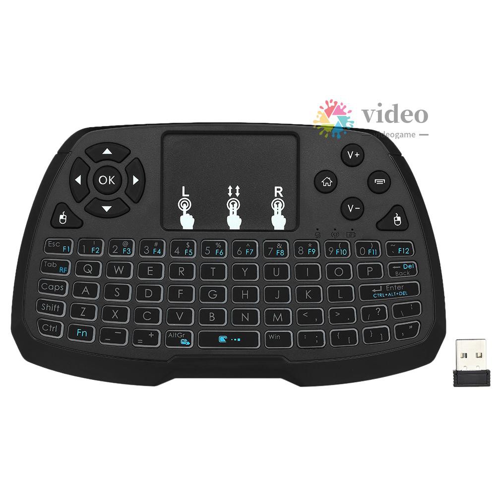 Bộ Bàn Phím Và Chuột Không Dây 2.4ghz Cho Android Tv Box Smart Tv Pc Notebook