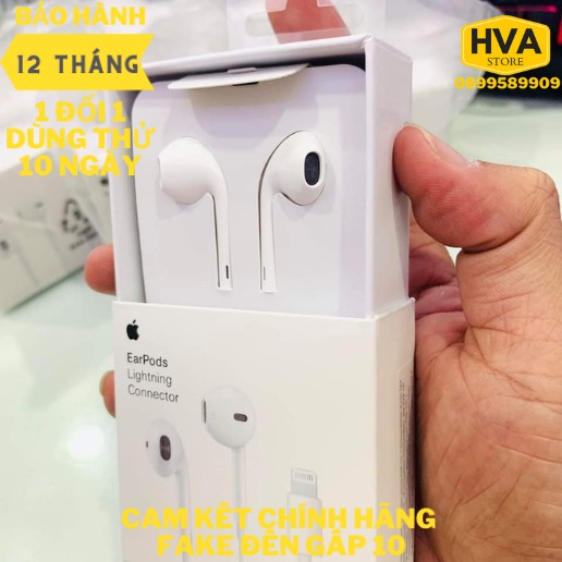 Tai nghe Earpod iPhone XS Max hàng chính hãng Apple Store Bảo Hành 12 tháng