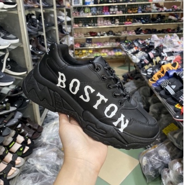 Giày thể thao nam, giày boston màu đen