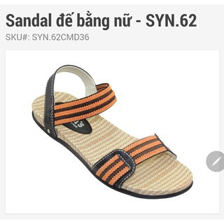 Sandal bitas SYN62 đen cam (size 36-39)