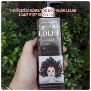 THUỐC KÍCH XOĂN TÓC UỐN LOLEE SUPER CURLY 250ML