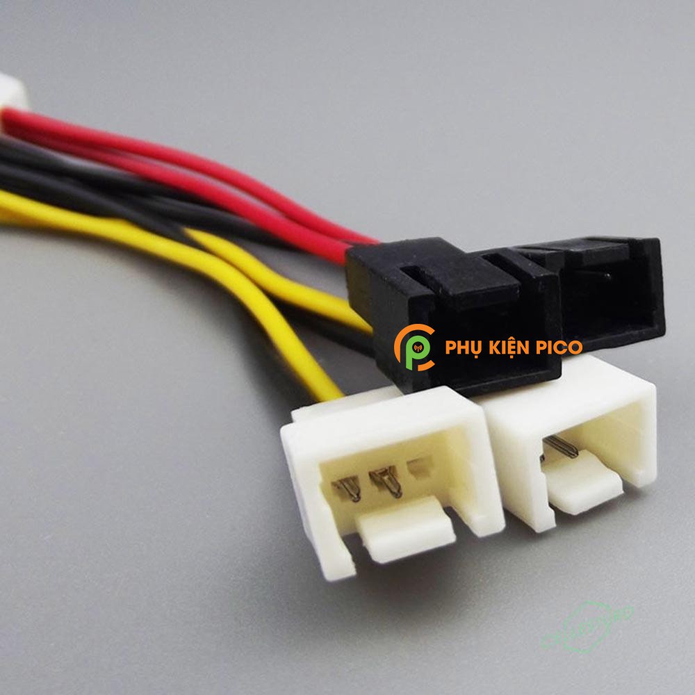 Cáp chuyển dây nguồn Molex sang Fan 3 Pin 5V 12V