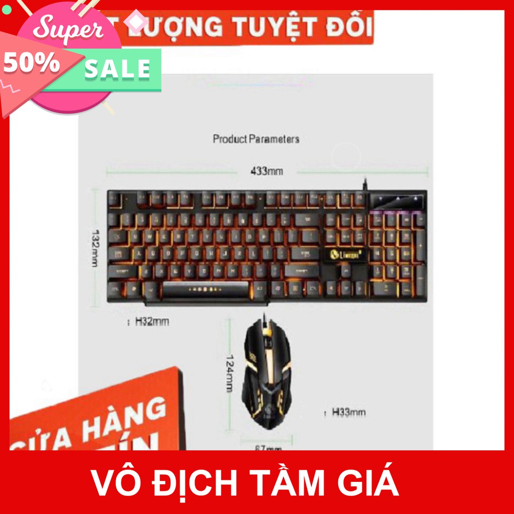 [Giá Sốc] Combo Bàn phím GTX 300 + CHUỘT + Lót Razer - Hàng Nhập Khẩu