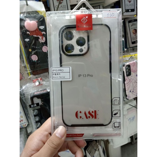 Ốp lưng IPhone 13 trong suốt case bảo vệ viền màu khác nhau