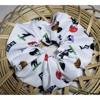 Vải BTS may Scrunchies