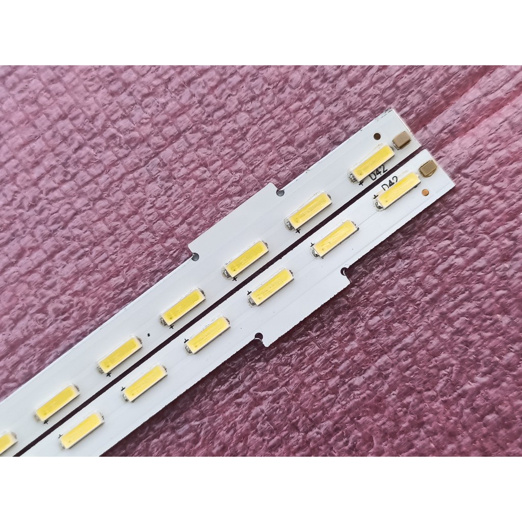 BỘ LED VIỀN TIVI SONY 43W750C 43W800C, MỚI 100% BỘ 2 THANH TRÁI PHẢI, MỖI THANH 42 BÓNG 3V, DÀI 46,7cm