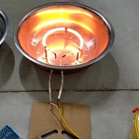 Bóng úm cho gia cầm loại cao cấp, sợi Carbon 1400 w