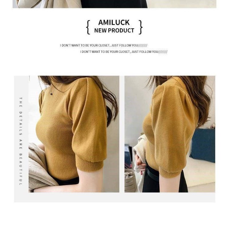 Áo len tay bồng hot hit