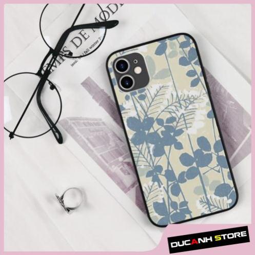 Ốp lưng iphone SAMSUNG hình Nhật Bản Hiện Đại Hoa Màu Xanh In Hoa collage cute  cho các dòng iPhone PAP20211041