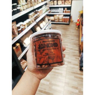 Hạt hạnh nhân tươi-raw almond n250gr