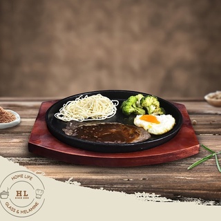 CHẢO GANG TRÒN ĐẾ GỖ | GANG TRÒN CHỐNG DÍNH ĐẾ GỖ CHUYÊN DÙNG BÍT TẾT - ĐỒ NƯỚNG HÀNG LOẠI I HÀNG CÓ SẴN