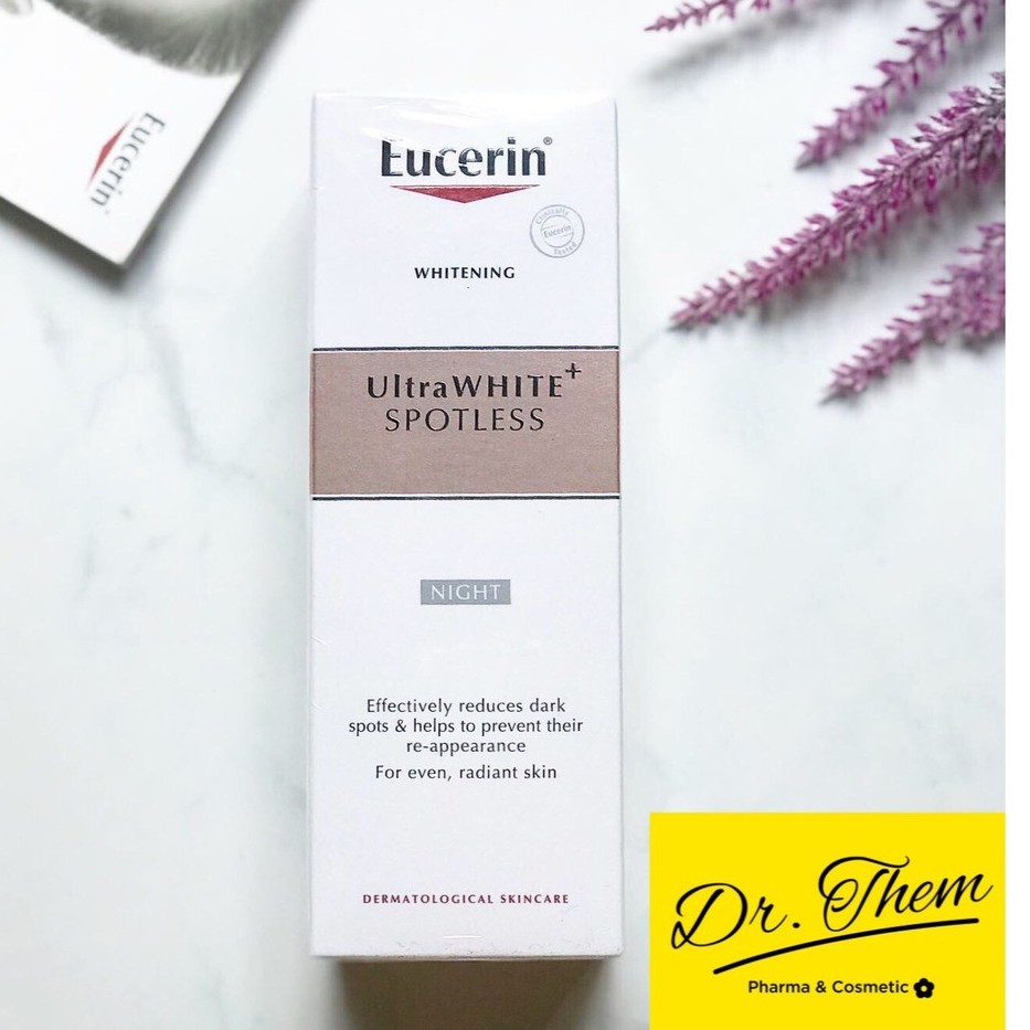 ✅[CHÍNH HÃNG] Kem Dưỡng Trắng Sáng Da Ban Đêm Eucerin UltraWHITE+ SPOTLESS Night 50ml - Giảm Thâm Nám