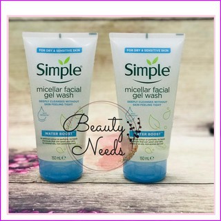 Sữa Rửa Mặt Cho Da Dầu Simple ( màu xanh dương)