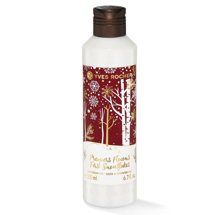 - Gel tắm hương hạnh nhân trắng First Snowflakes Yves Rocher 200ML