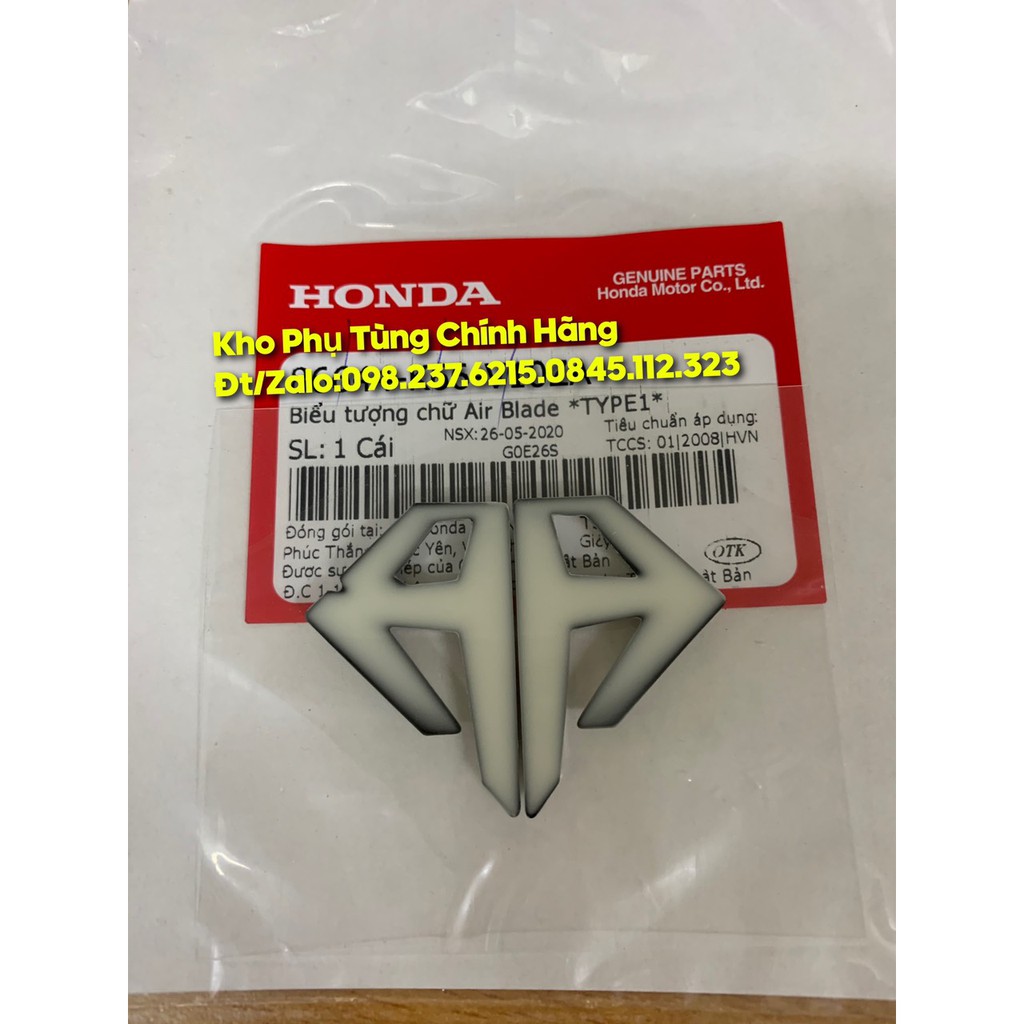Tem biểu tượng chữ Air Blade Air Blade 125