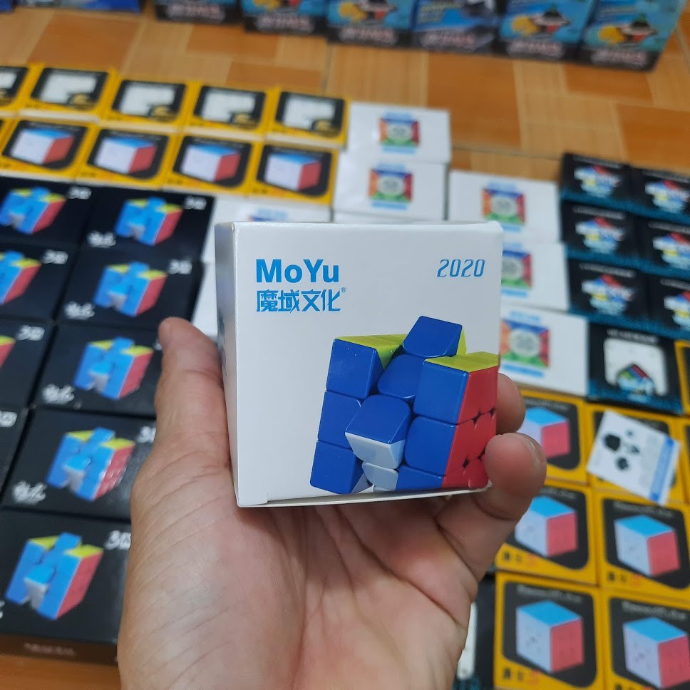 Rubik 3x3 RS3M 2020 đồ chơi Rubic Nam Châm 3 Tầng Stickerless bằng nhựa cao cấp