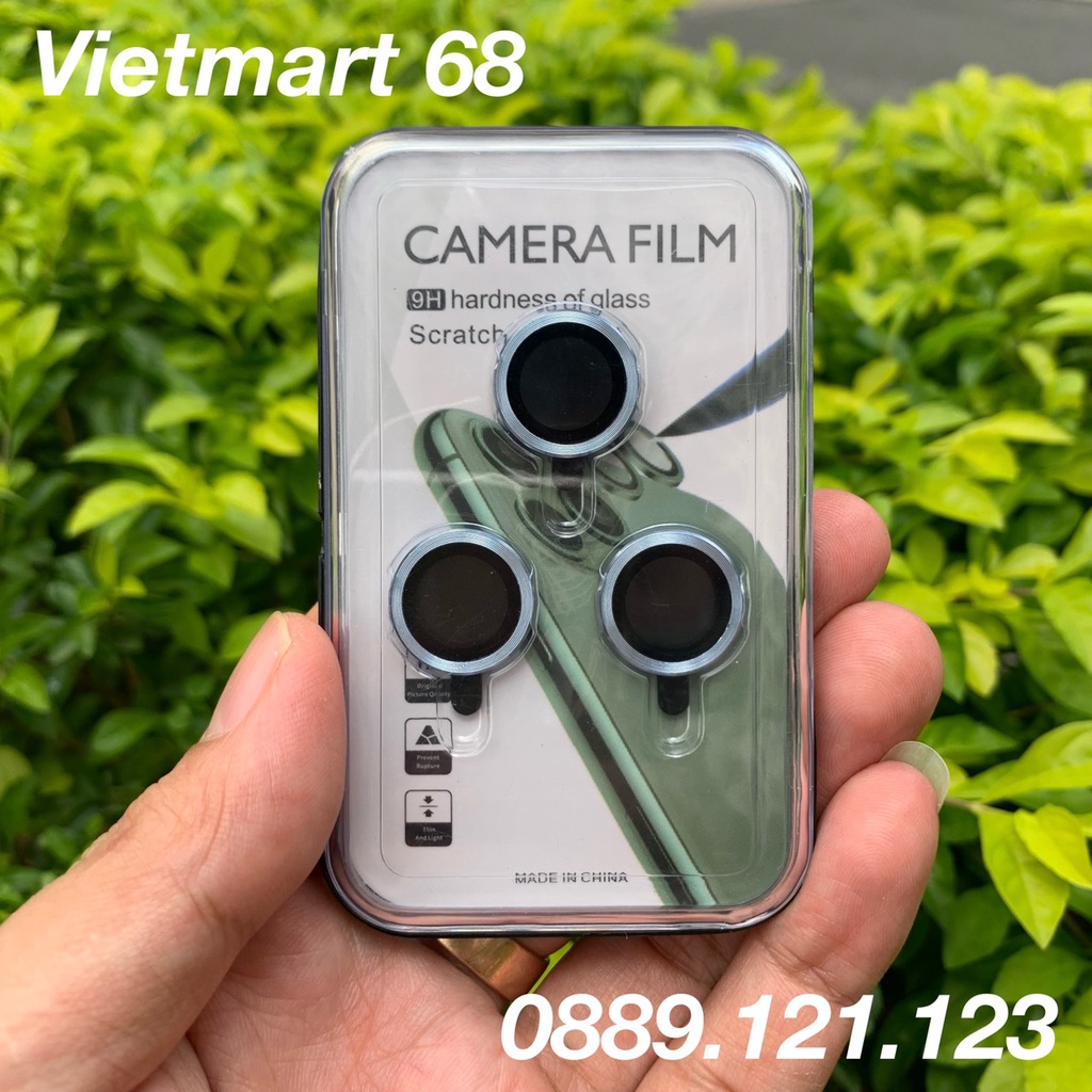 Mắt bảo vệ camera iP 13/13Mini, 13Pro/13ProMax, Chống bụi, hạn chế vân tay và chày xước mắt camera, Hộp Nhựa New