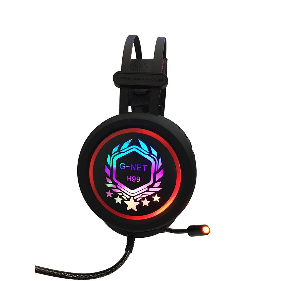 Tai nghe Gaming G-Net H99 Led nhiều màu I Head phone GNET H99 LED