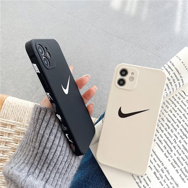 Ốp iPhone N.I.K.E Vuông cạnh in viền 6/6s/6plus/7/7plus/8/8plus/x/xr/xsmax/11pro/11/11promax/12/12pro/12promax - HCase