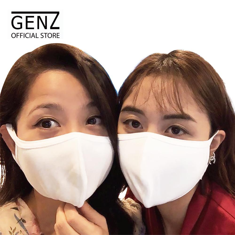 Khẩu trang dệt kim kháng khuẩn GENZ hàng Việt Nam chất lượng cao, có thể giặt và tái sử dụng nhiều lần | BigBuy360 - bigbuy360.vn