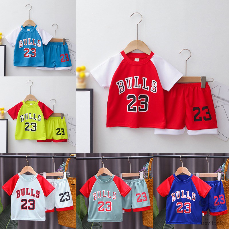 Bộ đồ áo thun tay ngắn + quần short phong cách thời trang hàn quốc dành cho bé trai