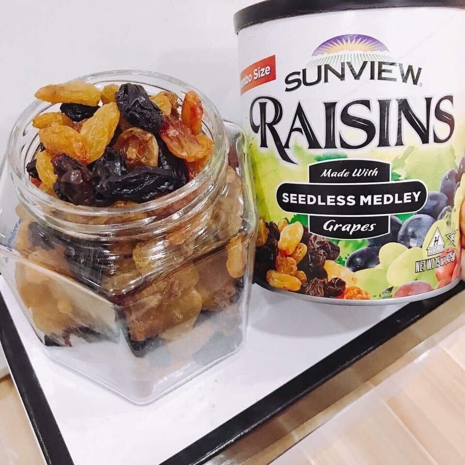 Nho khô hỗn hợp Sunview Raisins hộp 425gr