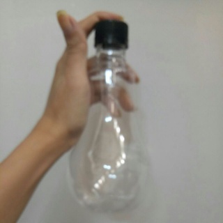 chai nhựa nắp đen Hình bóng đèn