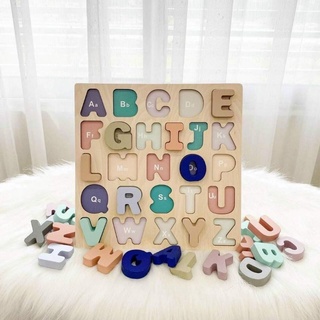 Bộ đồ chơi bảng gỗ chữ và số Umoo cho bé phát triển tư duy thông minh