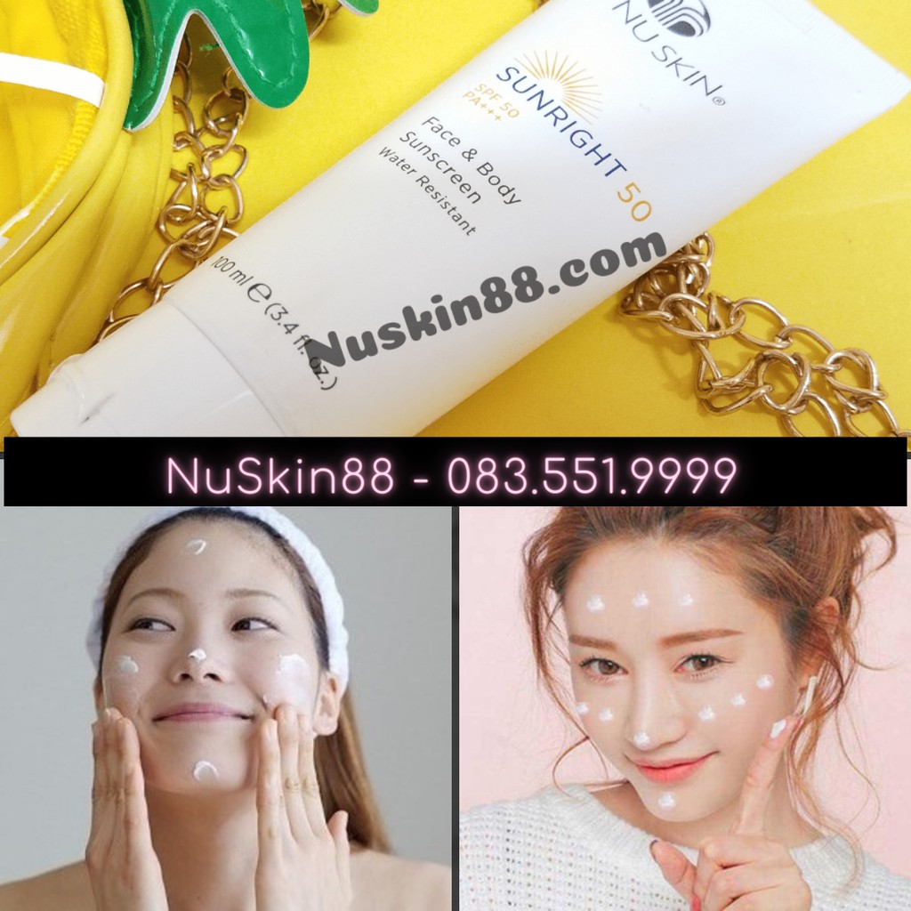 [ CHÍNH HÃNG 100% ] [INBOX NHẬN GIÁ SỈ] Kem chống nắng SUNRIGHT SPF50 Nuskin NuSkin 88