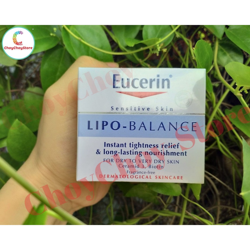 Kem dưỡng ẩm Eucerin Lipo Balance 50mL -  dưỡng ẩm chuyên sâu cho da khô