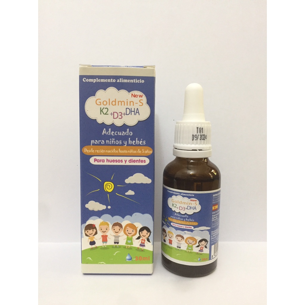 GOLDMIN-S Bổ sung Vitamin D3, vitamin K2 và DHA cho cơ thể