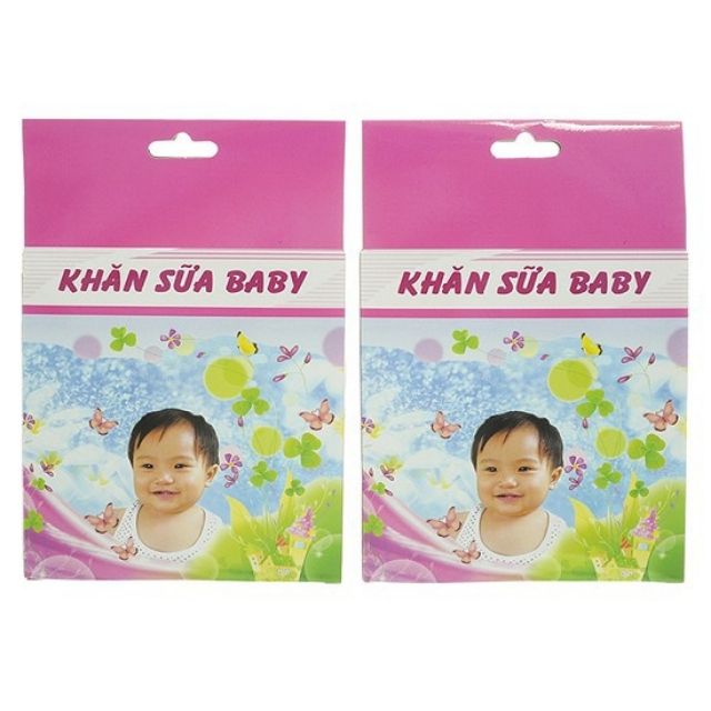 Combo 2 gói khăn sữa 4 lớp cho bé