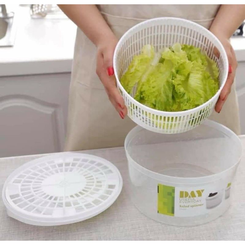Rổ quay rau làm ráo nước tiện dụng