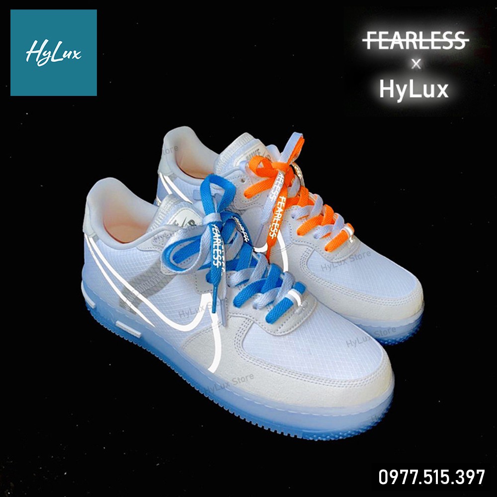 Dây Giày Jordan 1 Chữ FEARLESS Phản Quang bảng 25 Màu - 13 màu đầu