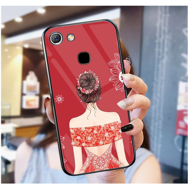 Ốp Lưng VIVO V7, V7+  mặt kính cường lực cao cấp