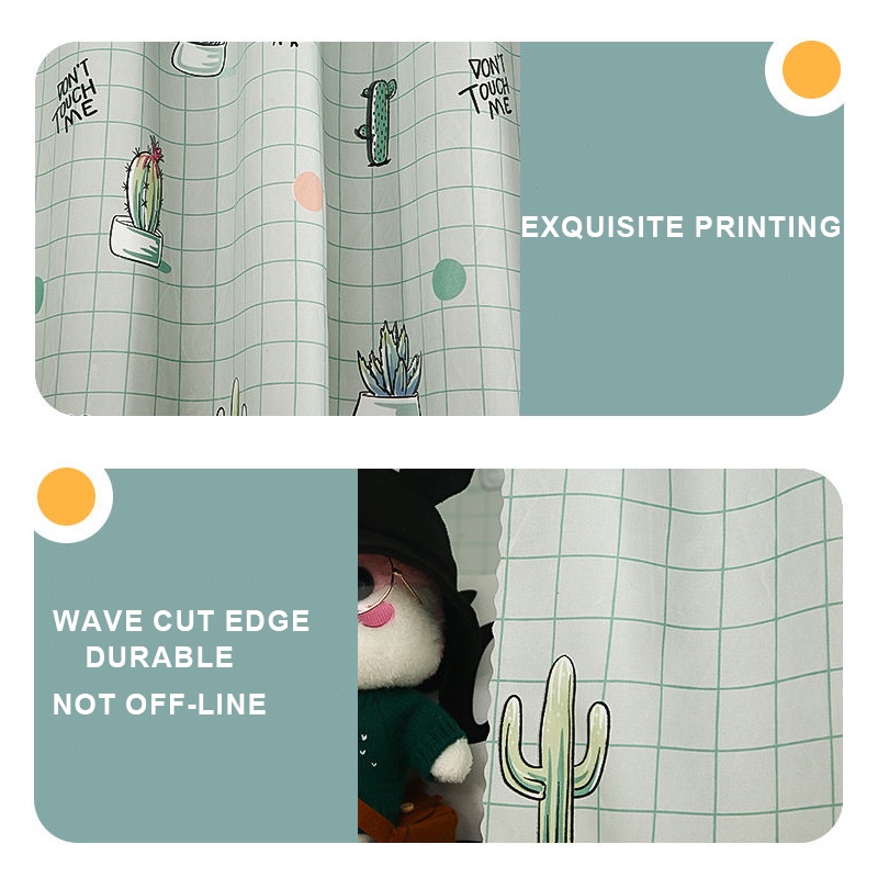 Rèm treo giường ký túc xá chất liệu polyester có dây thừng treo