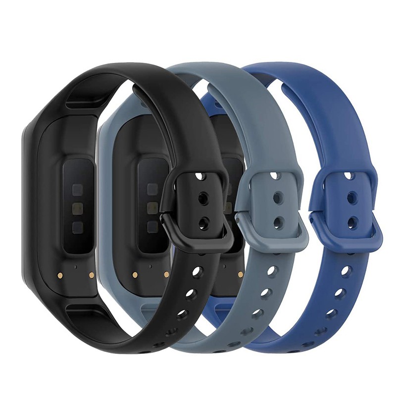 Set 3 Dây Đeo Silicon Mềm Cho Đồng Hồ Thông Minh Samsung Galaxy Fit 2 Sm-R220