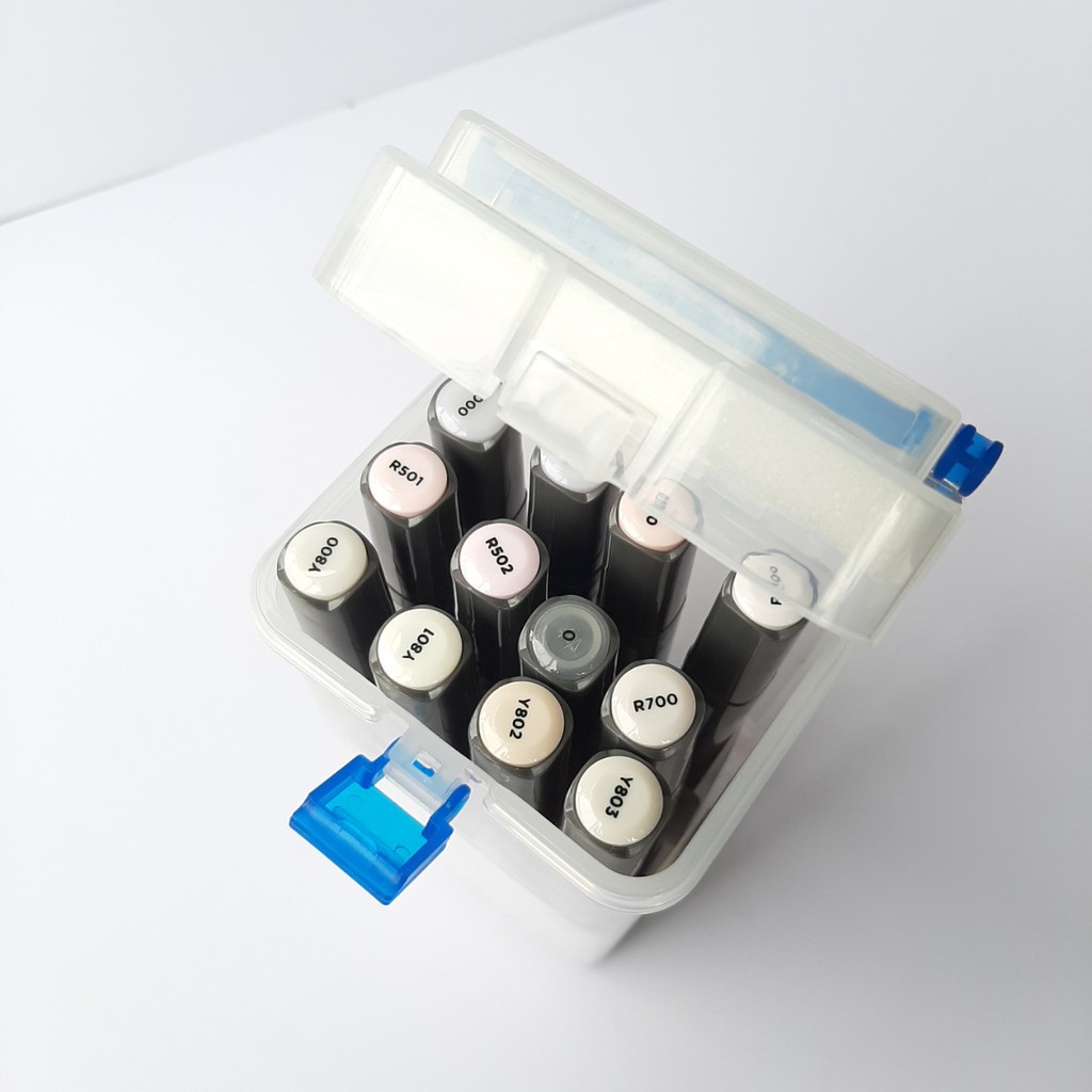 [ TÂM TÂM ]-Bút Marker Kuelox đầu cọ thân đen-