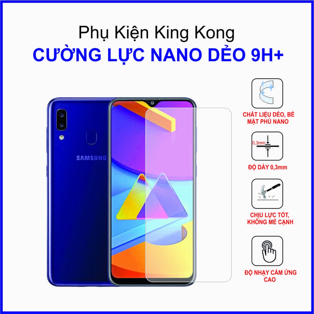Dán cường lực Samsung M10s ,  cường lực nano dẻo 9H+