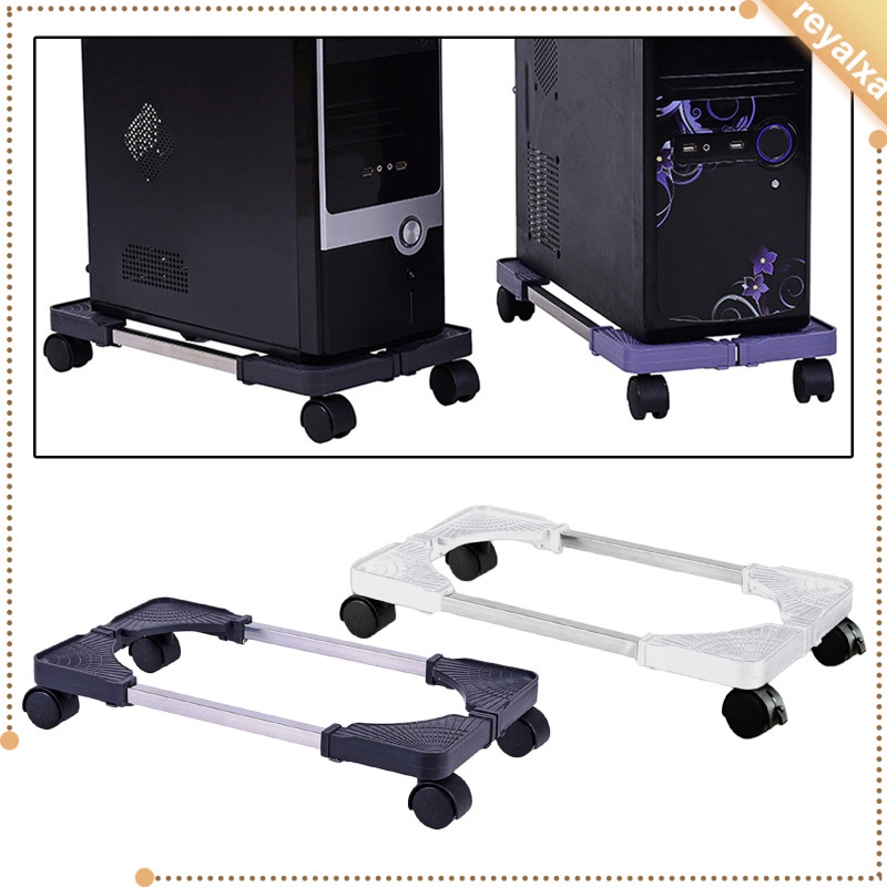 Giá Đỡ CPU Di Động Tùy Chỉnh Kèm Bánh Xe Lăn + Giá Đỡ PC / Thảm Chơi Game / Sàn Nhà / Văn Phòng