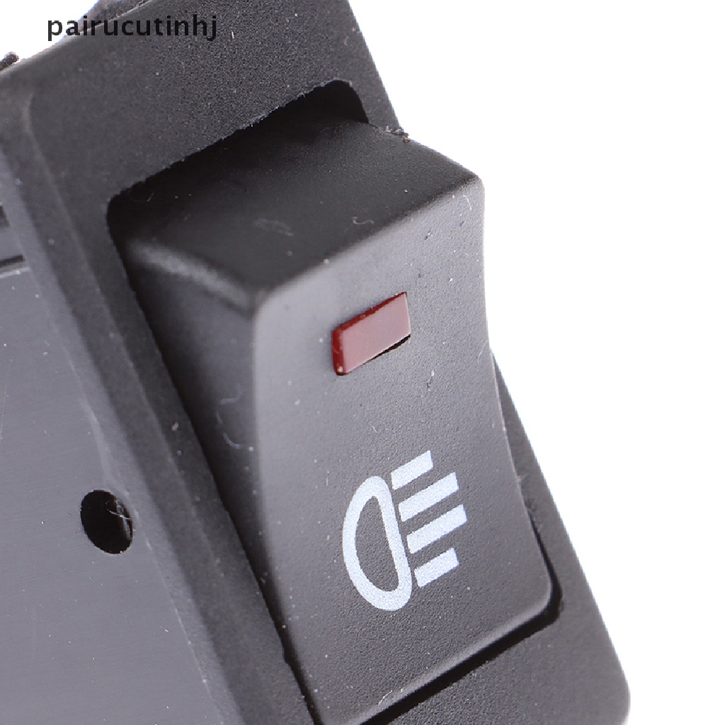 Cặp Công Tắc Đèn Sương Mù 2 Vị Trí 4 Chấu LED 12V 35A Cho Xe Hơi
