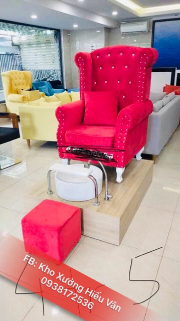 Ghế nail sofa chờ