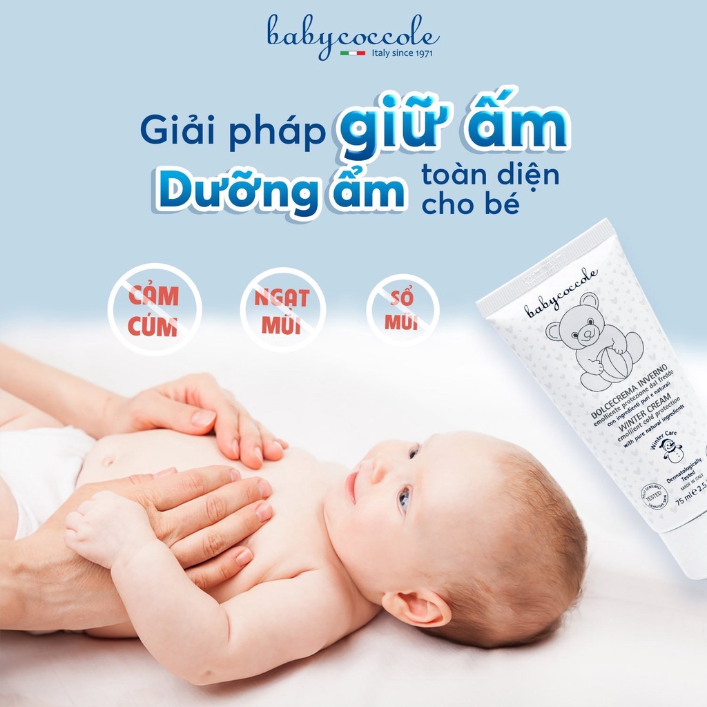 Kem giữ ấm ngực cho bé Babycoccole