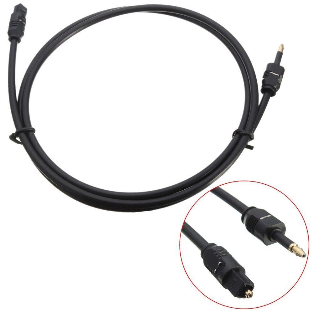 Dây Cáp Quang Kỹ Thuật Số Spdif Dvd Đầu Cắm 3.5mm 1m 3ft Chất Lượng Cao