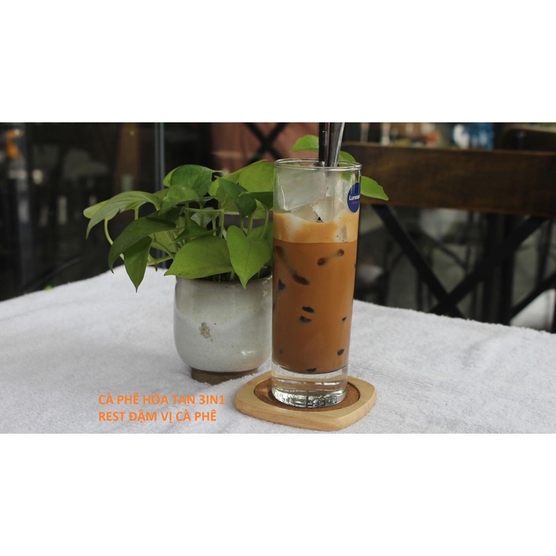 Cà phê sữa REST 3IN1 Đậm vị hũ 350g