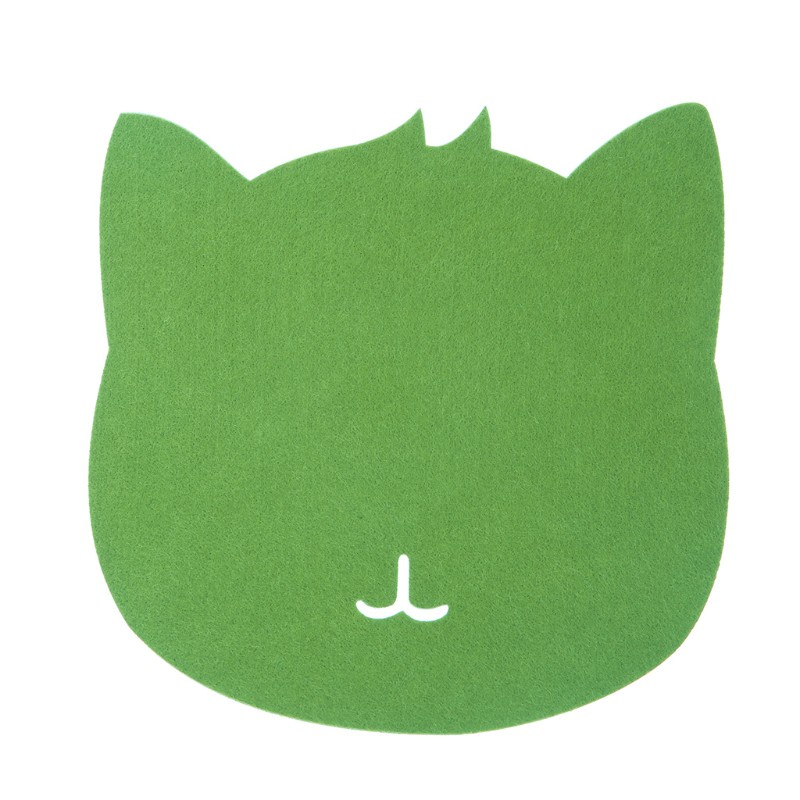 DOU Universal Thicken Mouse Pad Felt Cloth 200x200x3mm Cute Cat Mouse Pad Mat