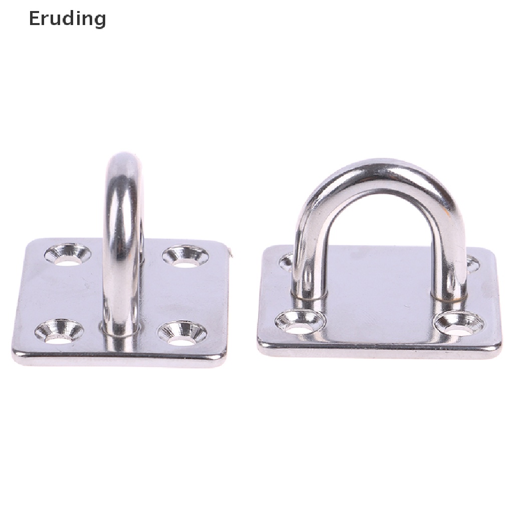 Bộ 2 móc treo võng hình chữ U bằng thép không gỉ kèm phụ kiện