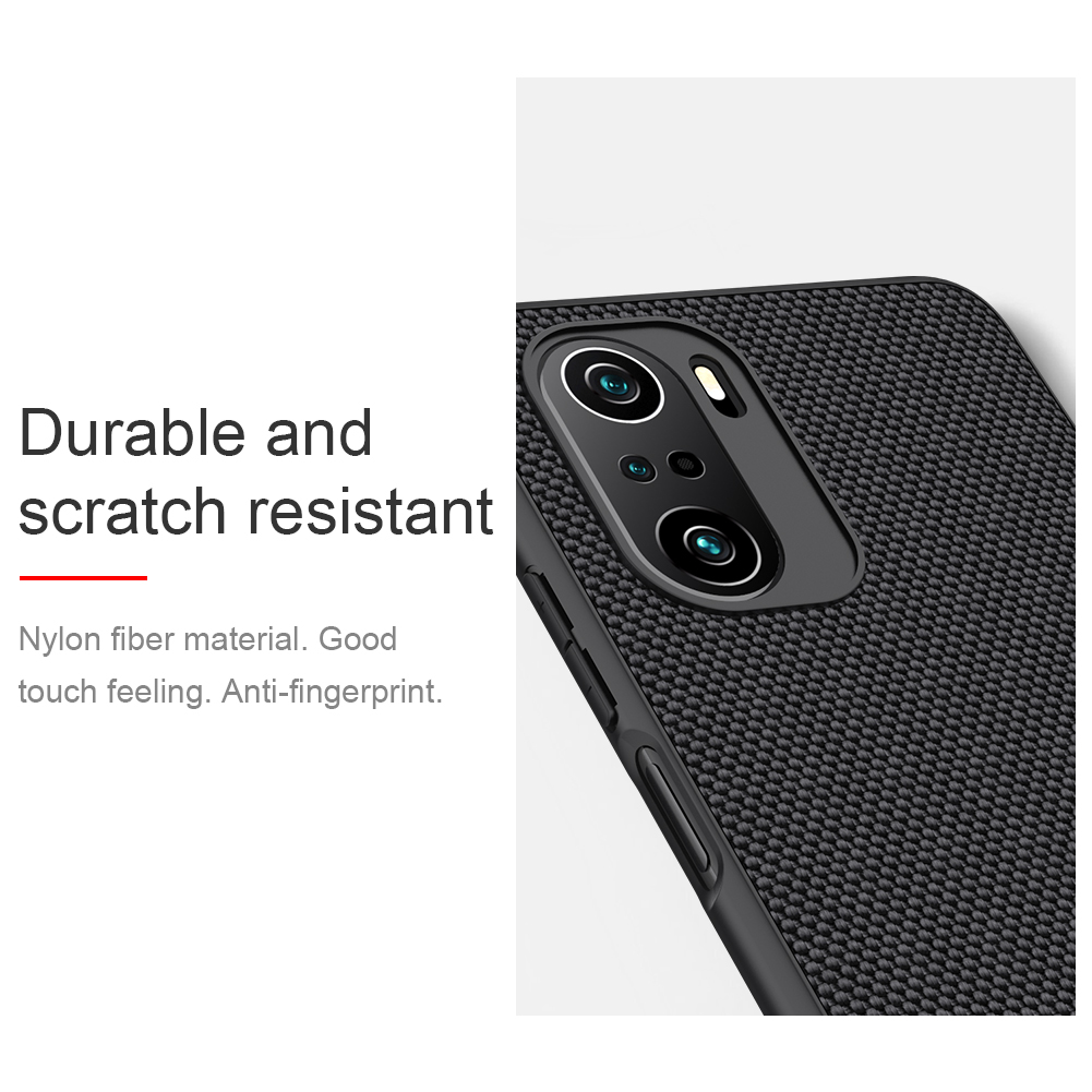 Ốp điện thọai NILLKIN TPU sợi nylon và PC siêu mỏng chống trượt cho Xiaomi POCO F3/Redmi K40/K40 Pro/K40 Pro+