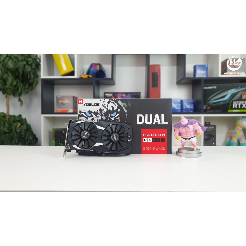 Bộ Máy Tính PC Giả Lập Gaming Xeon 2676V3 |64G |RX 560 4G|MÀN 24IN Hoàng Long Computer