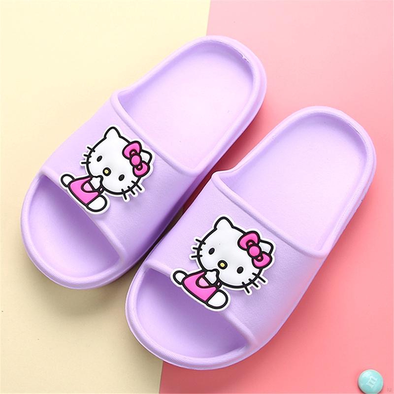 Giày Sandal In Hình Mèo Kitty Đáng Yêu Cho Bé